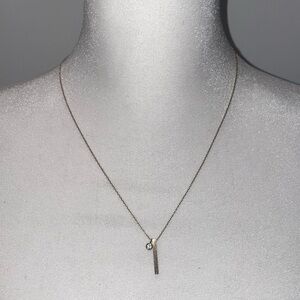 14k Gold Plated Necklace from Nordstrom Bar Cubic Zirconia